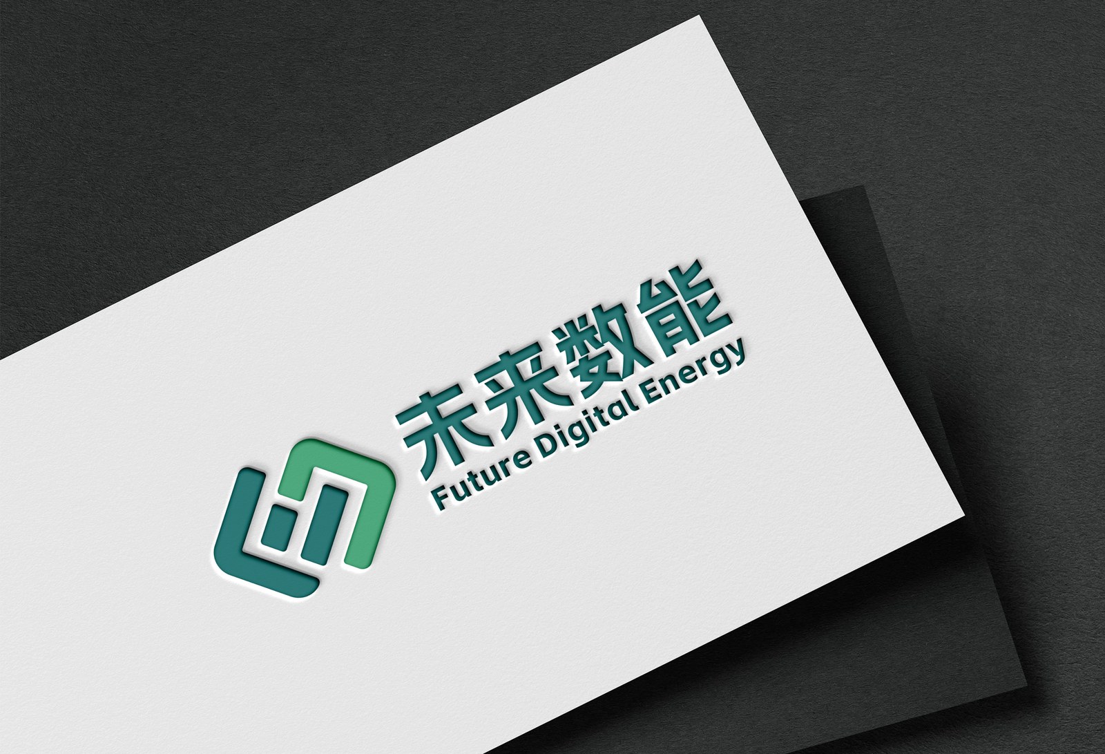 未来数能FDE科技能源品牌LOGO设计 - 视图 1