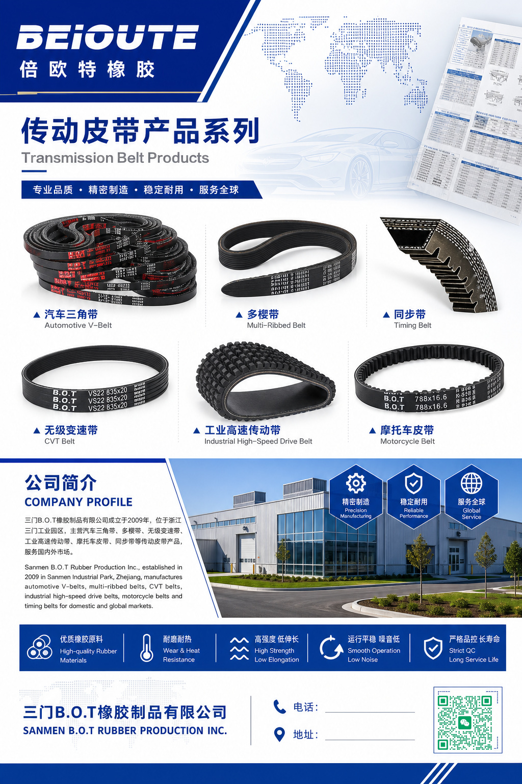 倍欧特橡胶展柜海报设计 - 视图 1
