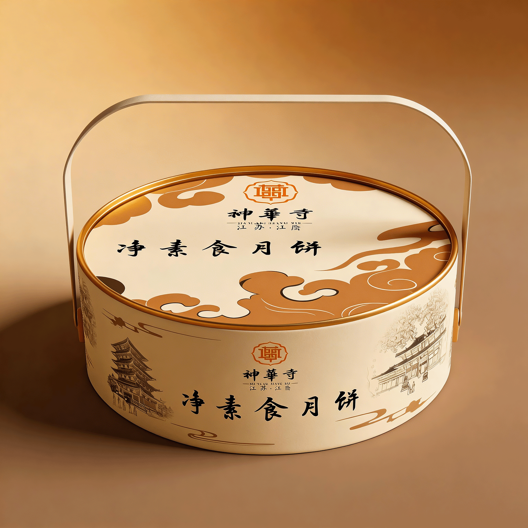 月饼礼盒包装设计 - 视图 3